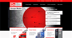 Desktop Screenshot of groupemaska.com