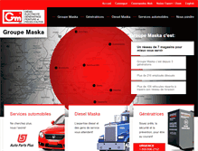 Tablet Screenshot of groupemaska.com